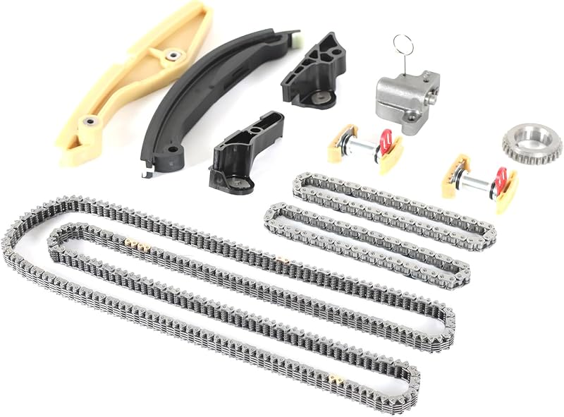 Kit de corrente de comando Autodevil para motores 3.5L e 3.7L – Corrente, tensionadores, guias e engrenagem