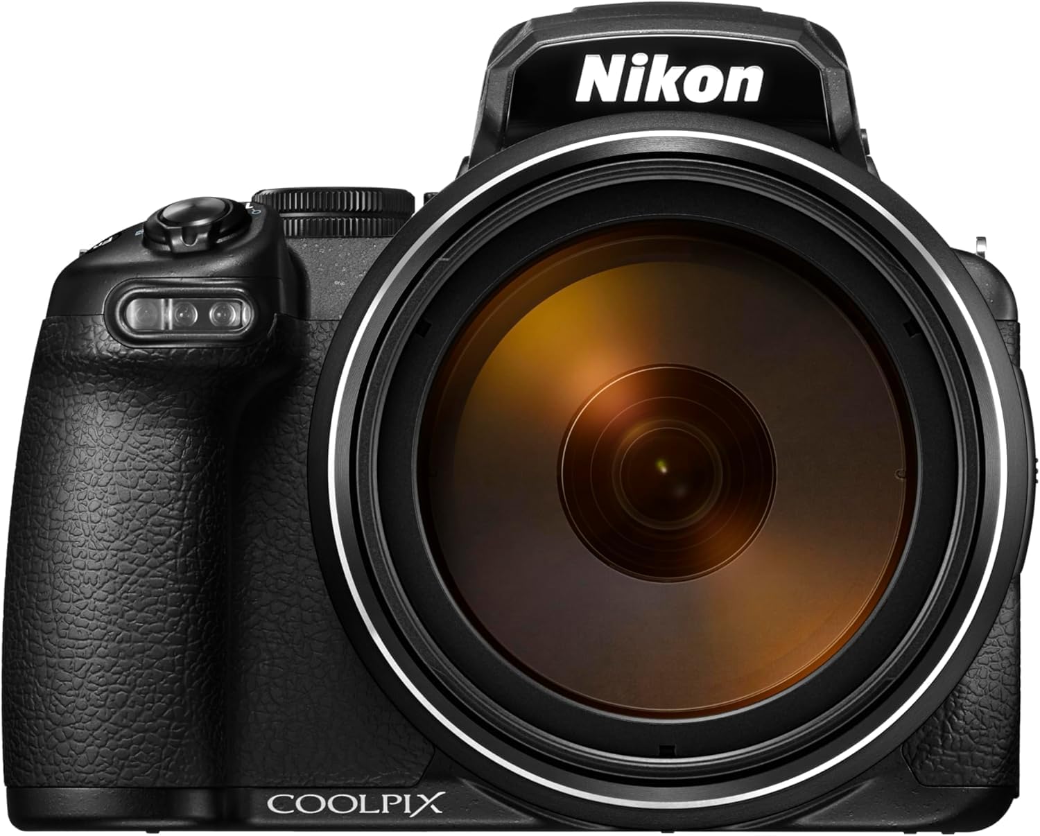 Nikon COOLPIX P1100 Digital Camera Bundle + Wireless Microphone System + Accessory Package Including 64GB Memory, U-Grip, Case, Tripod, Software and More (29 Items)