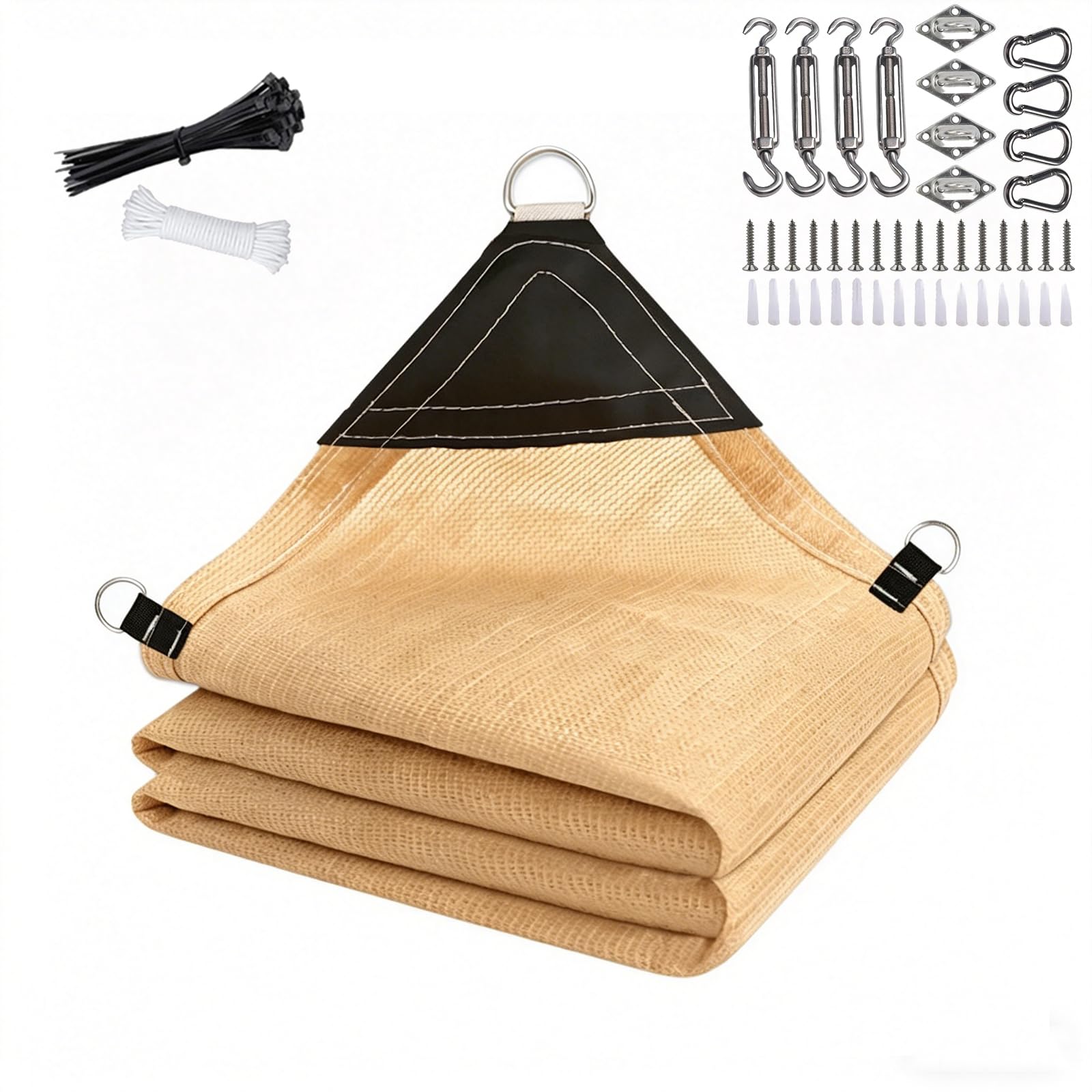 Toile ombrage exterieur respirante avec oeillets pour serre