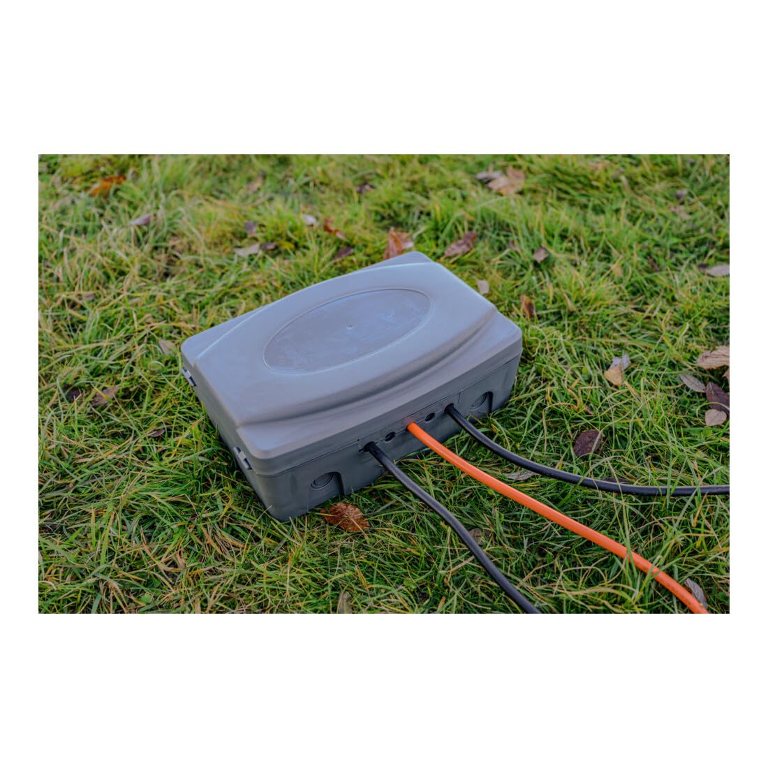 Brennenstuhl caja de protección para enchufes y conexiones en el exterior (caja de protección IP54 para protección de enchufes, adaptadores, transformadores, etc.)