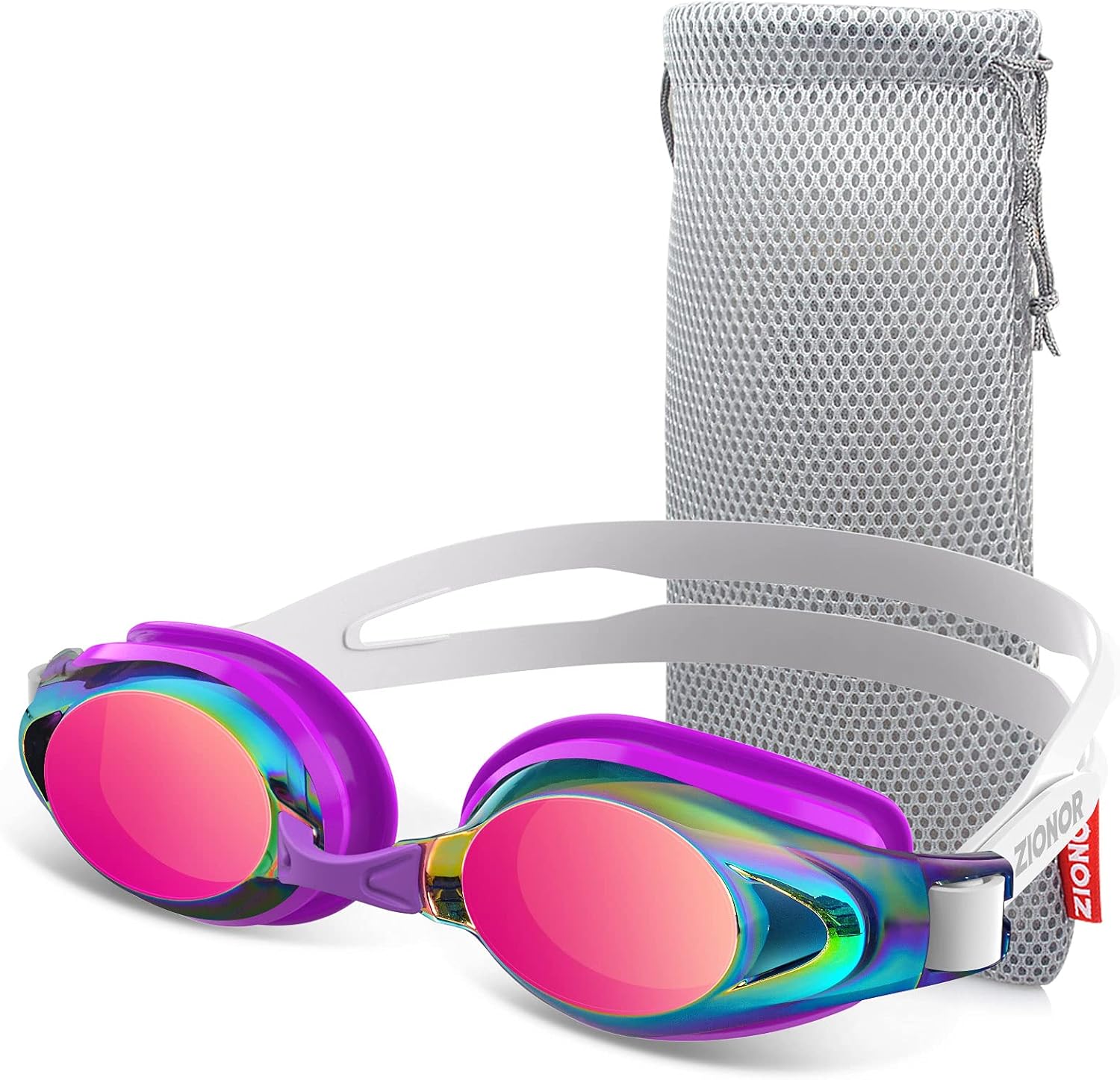 ZIONOR Swim Goggles, Upgrade G8 Swimming Goggles for Adult Men Women Youth, UV Protection Anti-Fog Leakproof (Black Frame Clear Lens) : Sports & Outdoors