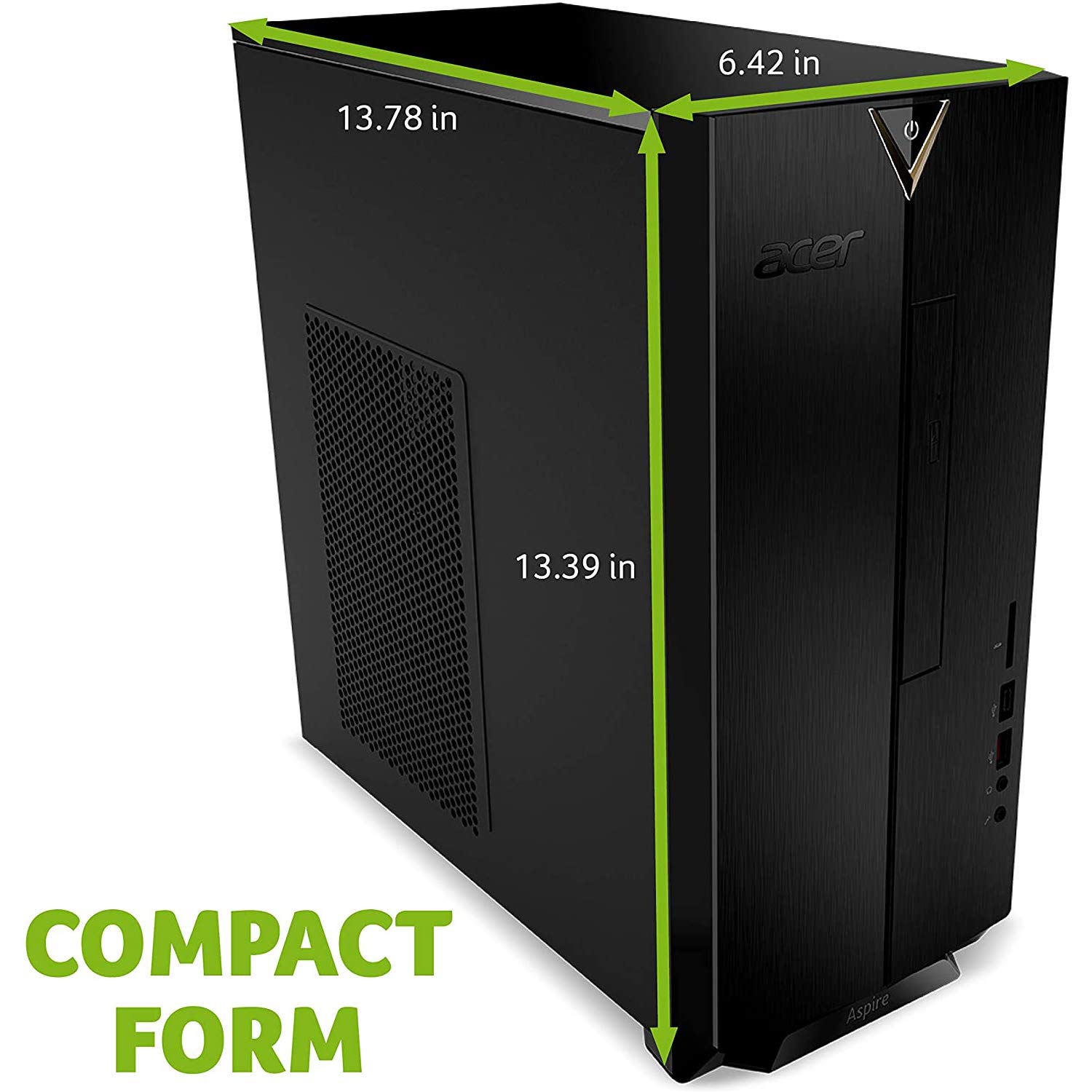 Acer Aspire TC 895 Desktop Tower PC, Core i3-10100 (Beats i5-9400