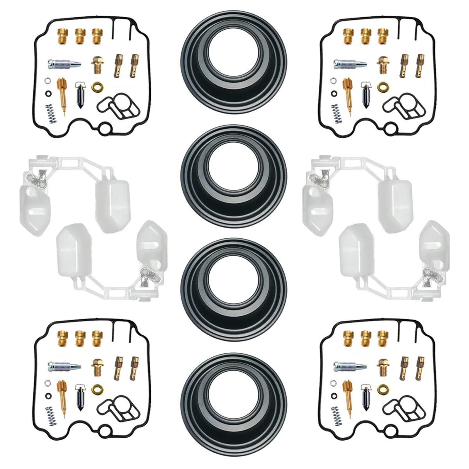 Kit carburateur FZR250R avec membrane et flotteur anti-fuite moteur 3LN