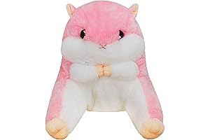 Adorable Hamster Plush Backrest Chair Cushion