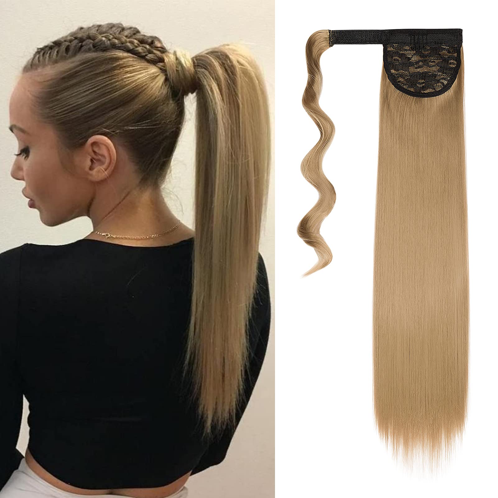 Queue De Cheval Postiche Extensions Wrap Around - Lisse Ou Bouclée - À Clipser - Pour Femmes - Neuf Avec étiquettes