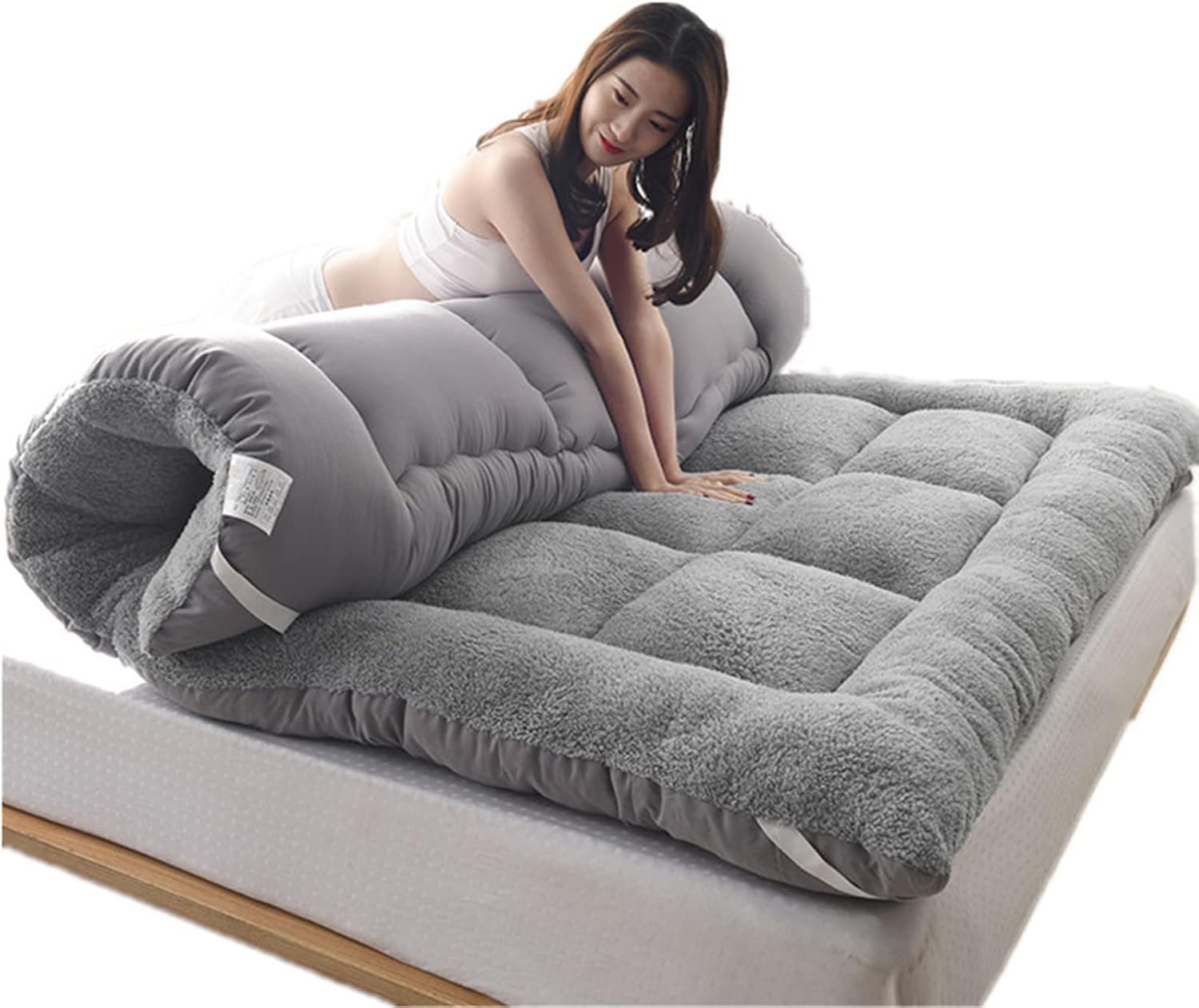 WKAUKGJH Colchão de chão japonês, futon japonês, colchão futon