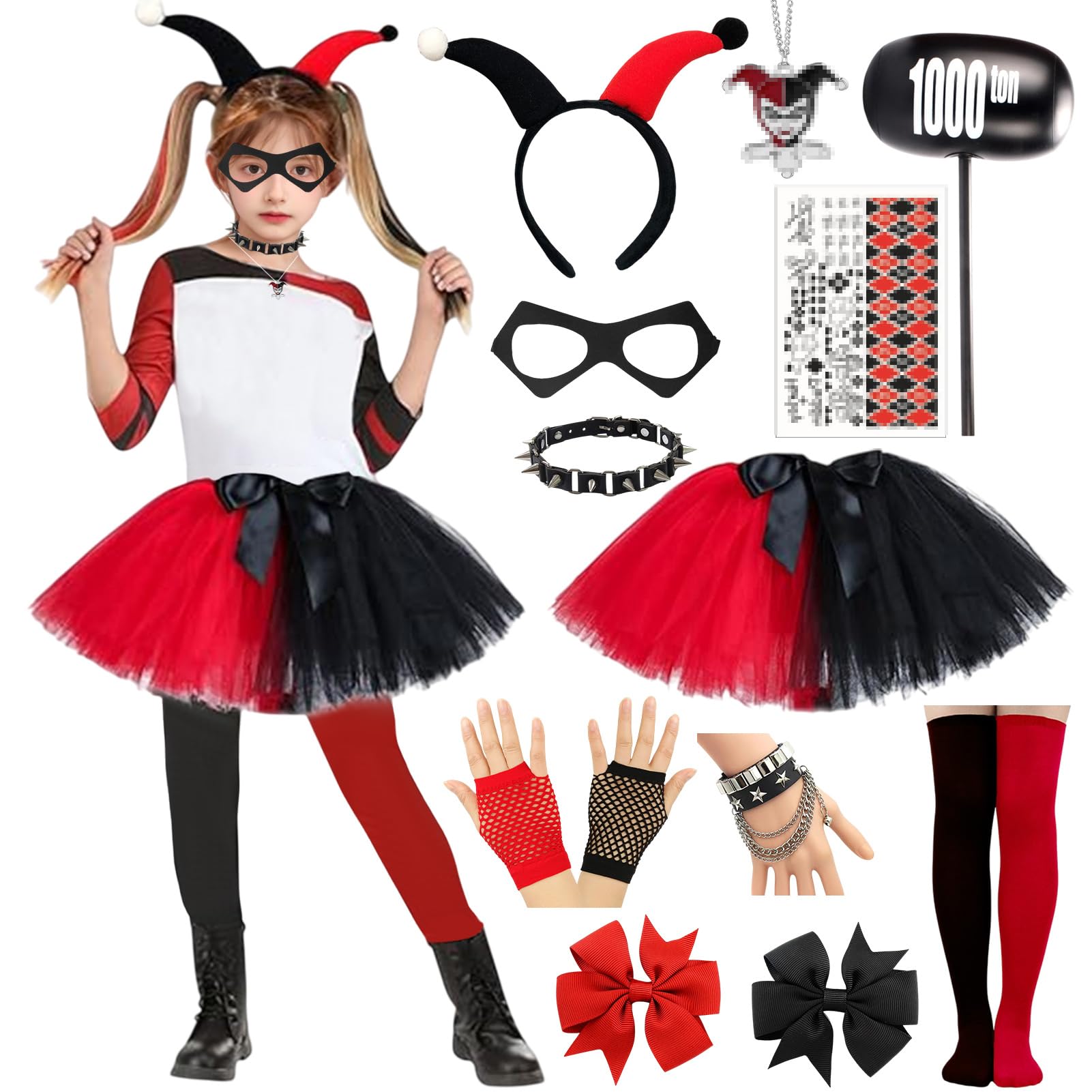 HarnyLoom Quinn Girls Tutu Dress Set