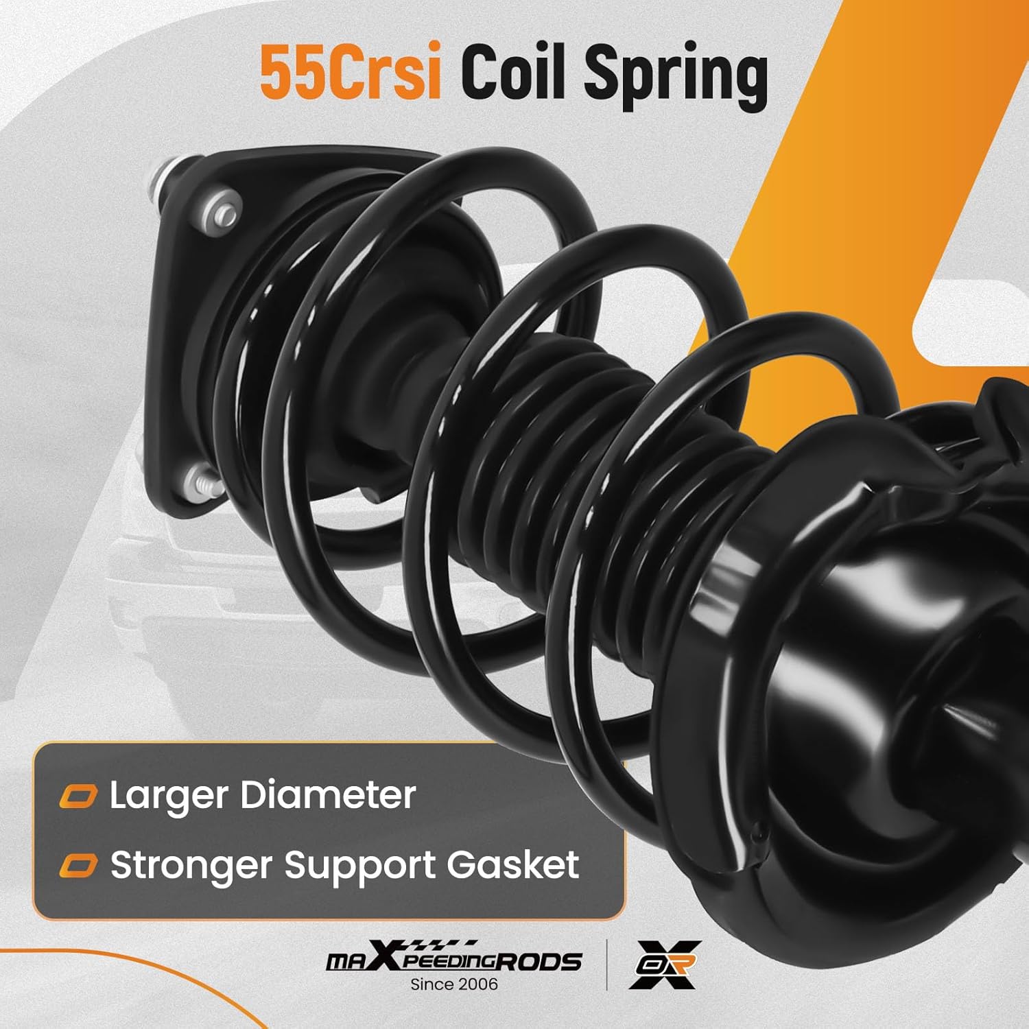 maXpeedingrods 2Pc Front Struts for Ford Focus 2012-2013, 172523 172522 Shock Absorber Struts with Coil Spring