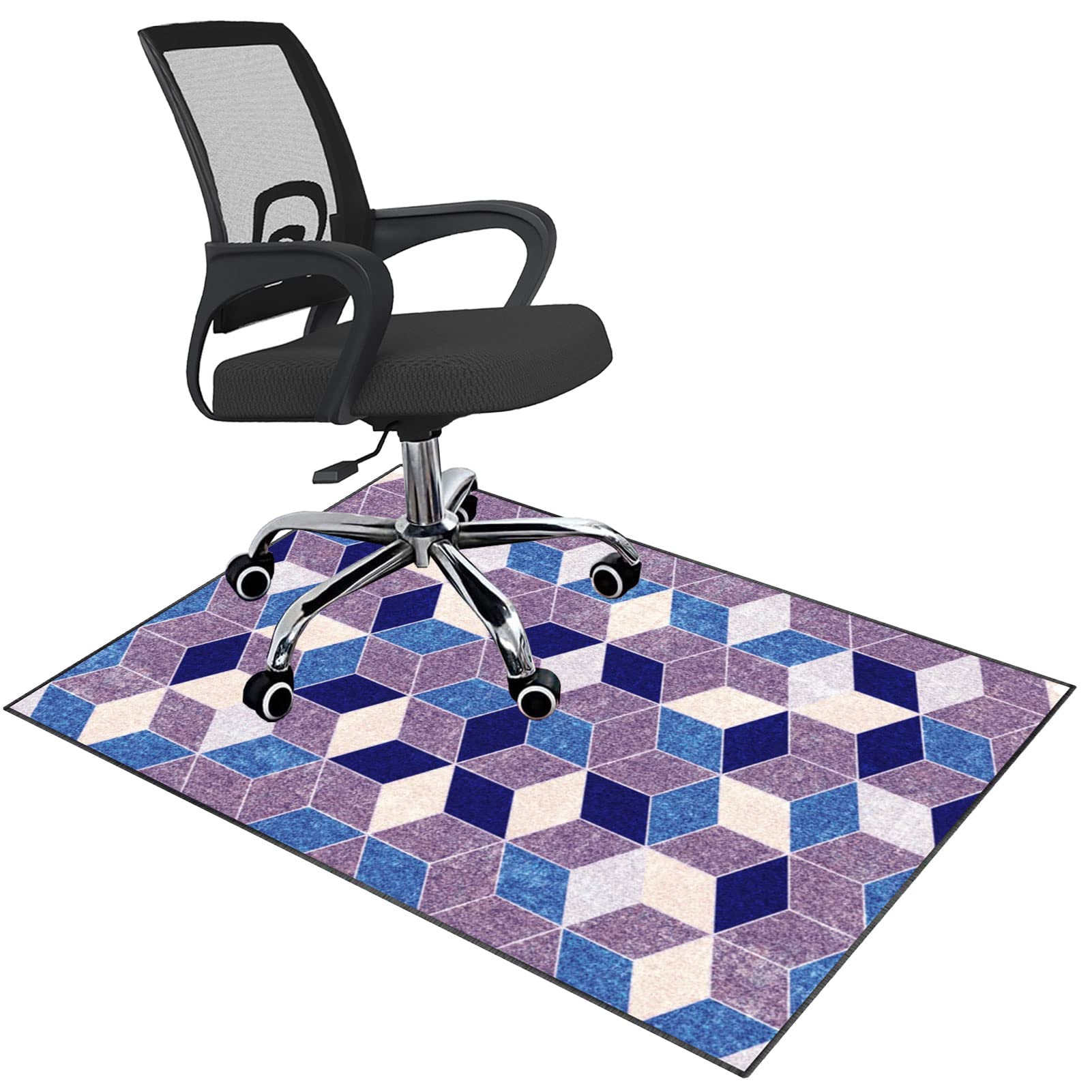 EYZO Office Chair Mat 120 ร 160 cm | Gaming Computer Chair Mat | Office Chair Mats For Hardwood Floors Non Slip Floor Protector Mat For Chairs Pad Desk Chairmats Office Floor Protector Mat