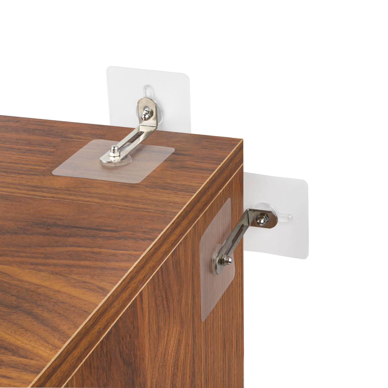 Correas de Muebles Seguridad Antivuelco, Anclajes de Pared Sin Taladro Autoadhesivo para Bebé Protección, Soporte de Pared Anti punta-10 Pares