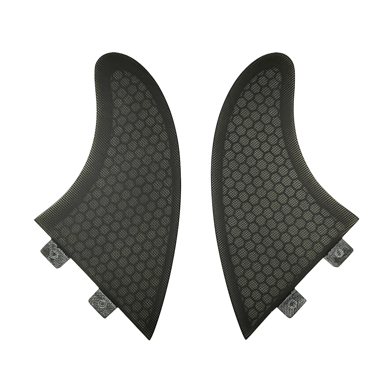 Fiberglass Honeycomb Keel fin Twin Keel Fin TF Black/White surboard fin