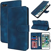 Vista 45 de Funda tipo cartera para iPhone XR con tarjetero para iPhone Xr para mujeres y hombres, ranuras para tarjetas de piel sintética con hebilla Oro Rosa