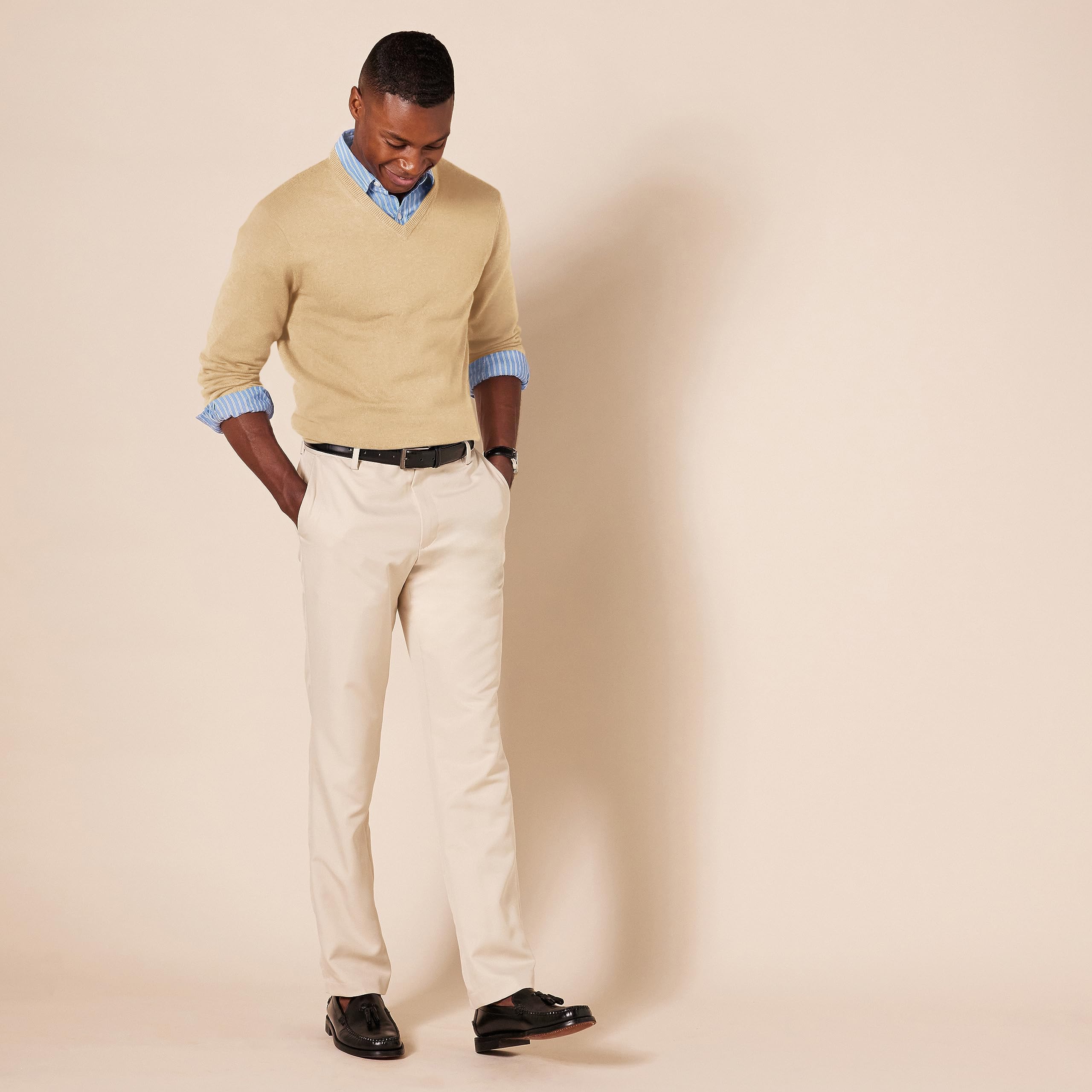 Amazon Essentials Uomo Maglione Pullover con Scollo a V (Disponibile in Taglie Big & Tall)