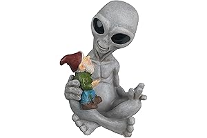 Andre and Fritz Friendship Stories Alien and Gnome Garden Statue