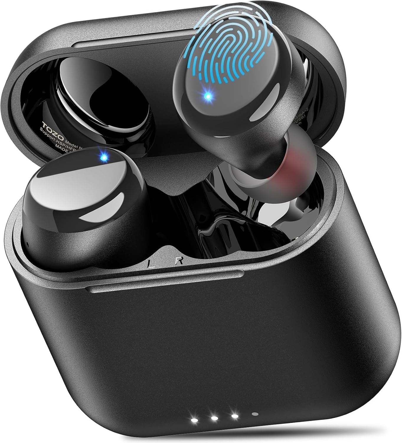 T6 Wireless Earbuds, Bluetooth 5.3 Ear Buds, Stereo Sound in Ear Headphones, 50H Playtime for Travel, Work and Calls, Wireless Charging, AI Clear Call, APP Customizable EQs, IPX8 Earphones