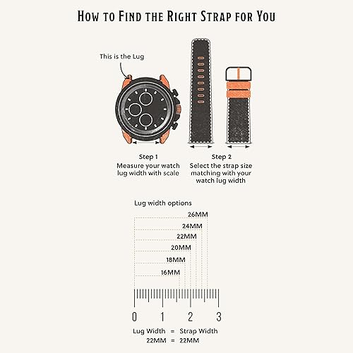 Miniatura 4 de Fossil Correa de reloj para Apple Watch, correa para Apple Watch de 4244451.929 in - Correas para Apple Watch Series 87654321SE