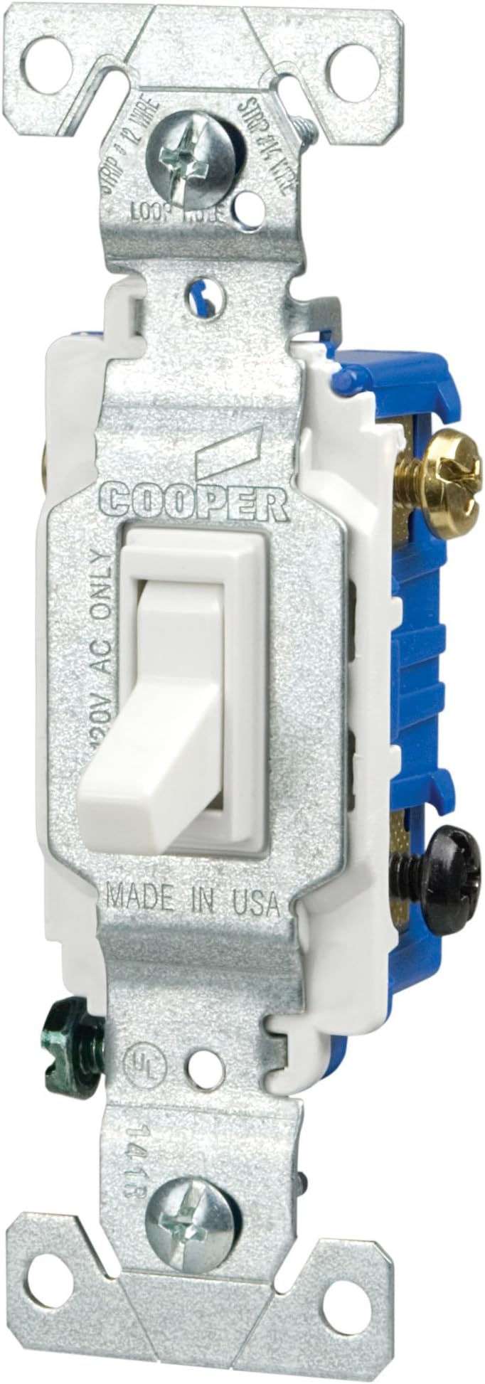 Eaton 1303-7LTWBOX 15-Amp 120-volt Standard Grade 3-Way Lighted Toggle ...