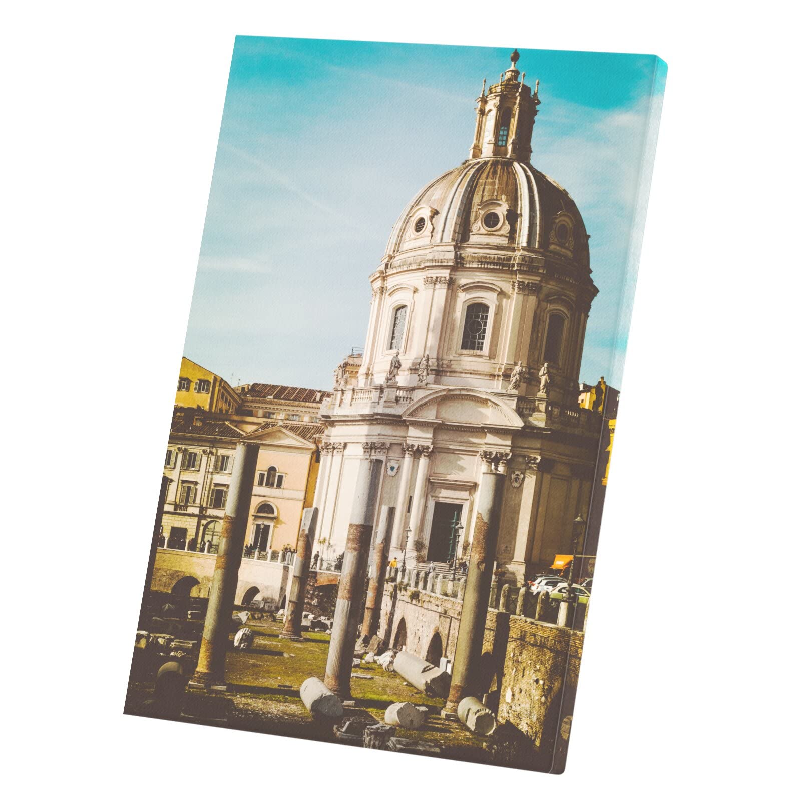 Toile Imprimée Rome Basilique D'Ulpia Poster Patrimoine d'Exception - 5