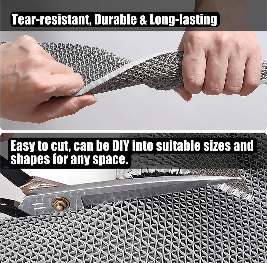 Drainage Non Slip Flooring Mats Swimming Pool Bathroom Anti-Fatigue Rubber Matting 3x10 Ft Heavy Duty Commercial Anti Slip Floor Mats for Garage Restaurant Sauna SPA,Gray/Grey,0.9×3M — Amazon image 5