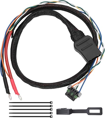 Siftary 42015 4 Pin Truck Side Battery Cable Wiring Harness, Fit for Western Sno