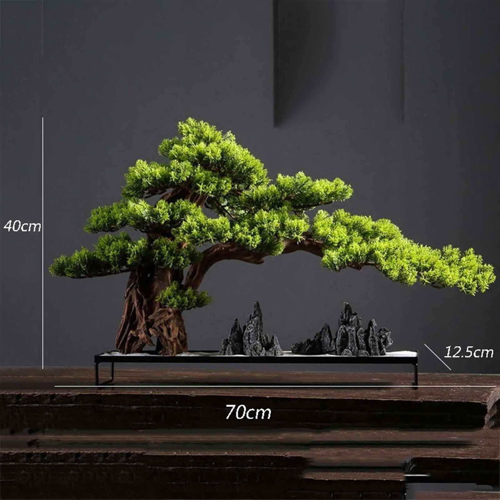 Dekoracje doniczkowe Wysokiej klasy luksusowa zieleń Bonsai ozdoby hotelowe symulacja drzewa wejście dekoracja stolika kawowego sztuczna
