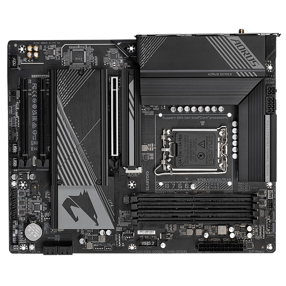 Amazon | GIGABYTE マザーボード B760 AORUS Elite AX DDR4 - ATX