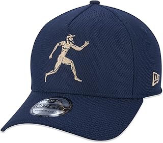 Bone New Era 39THIRTY A-Frame Old Culture Aba Curva Aba Curva Stretch Fit Azul