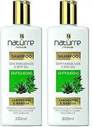 2 Shampoo Jaborandi Babosa Naturrê 300ml Força e Crescimento