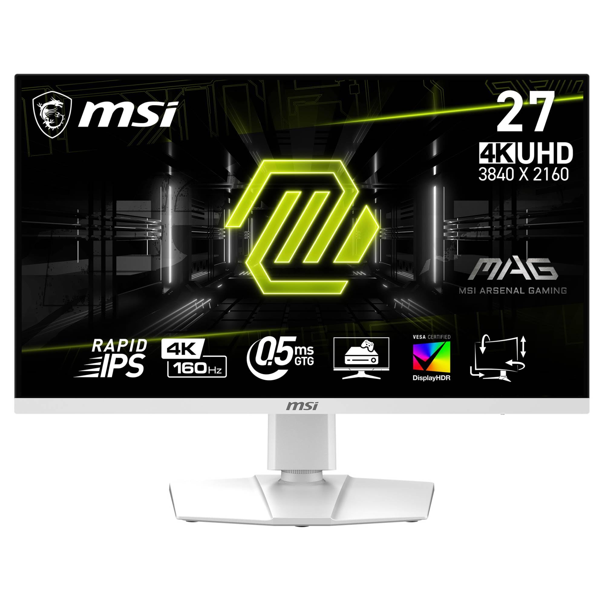 MSI MAG274URFW 27インチ モニター MSI MAG 274URFW 27 Inch 4K UHD Gaming Monitor - 3840x2160 Rapid