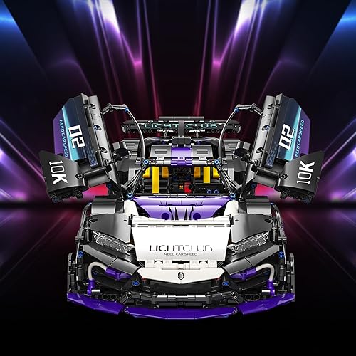 Miniatura 2 de JMBricklayer AMG ONE - Juego de construcción de autos para adultos o adolescentes, modelo coleccionable de superautos AMG ONE, escala 110, kit de