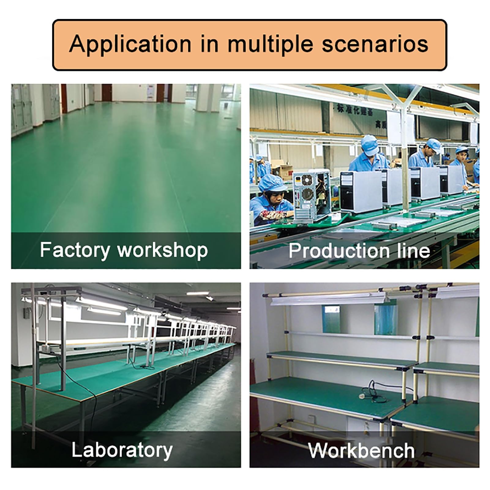Alfombrilla para banco de trabajo de soldadura, almohadilla antiestática resistente al calor para reparación electrónica, 120 x 100 cm, superficie antideslizante duradera para soldadura y