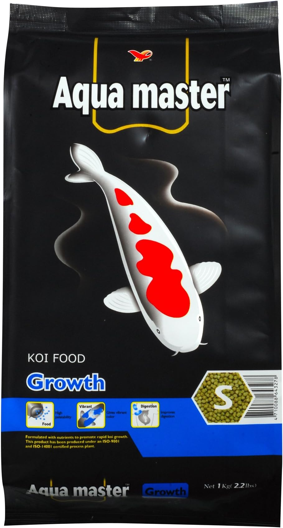 Aqua Master Growth Fish Food, 2.2-Pound/Bag, Small (4710088643278)
