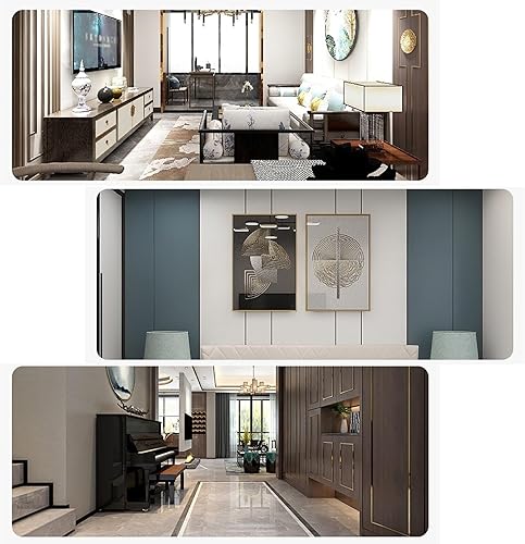 Miniatura 7 de Tira de transición de piso de aluminio, tira de transición de piso de vinilo para umbral de puerta, tira de transición autoadhesiva para borde de