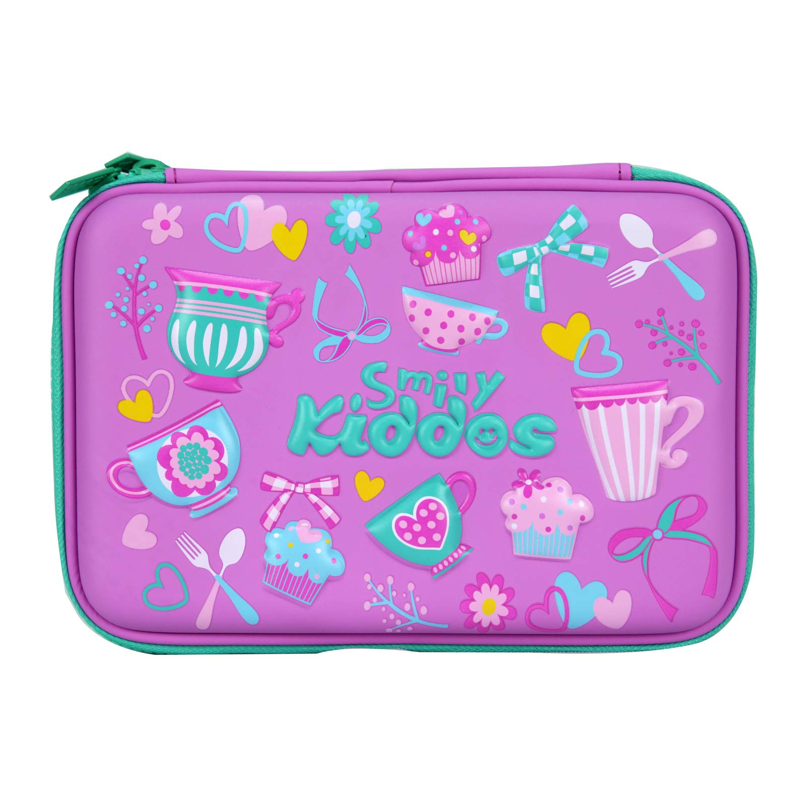 Smily Kiddos Wacky Hardtop Double Up Pencil Box for Kids| Kids School Pencil Cases- Blue/Black/Light Blue/Pink/Purple (B07DVF8BM6) Amazon Price History, Amazon Price Tracker
