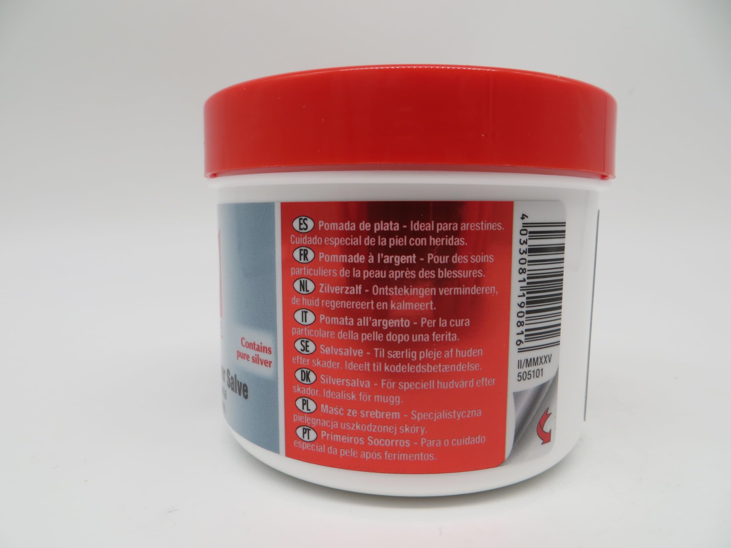 Leovet Baume Premier Secours Argent | Pack Double | 2 x 150 ML | Peut contribuer à Un Soin Particulier de la Peau après des blessures | Peut être utilisé en Soutien Contre la dermatophilose