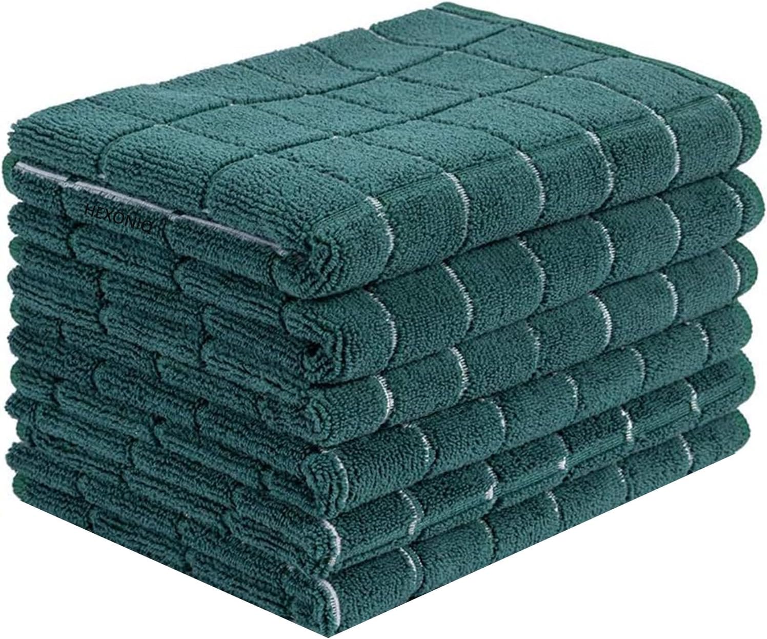 - Towels, Microfiber Kitchen Towels, Super Absorbent 26x18 Inches, Durable, Soft, and Lint Free Dish Towels, Ideal for Cleaning Dishes, Pans, & Kitchen Appliance, Green, Pack of 6