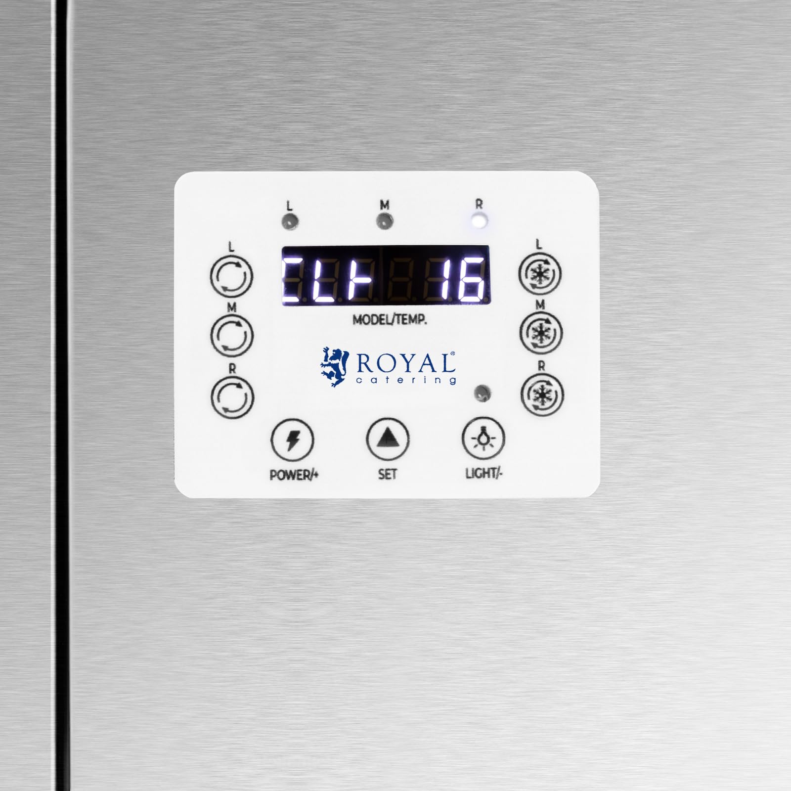 Royal Catering RCSL 2/12A Granitore sorbettiera 2 x 14 L LED Pannello digitale Royal Catering Macchina per granite Granitori