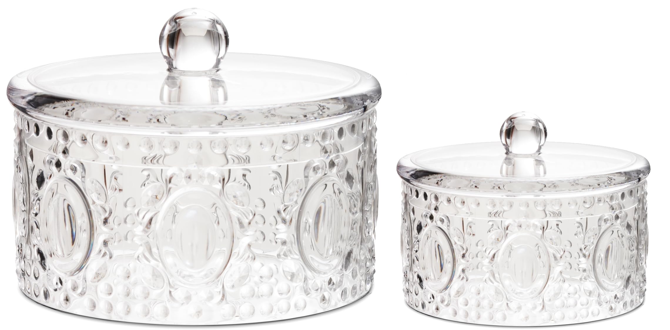 Baci Milano Set Portatovaglioli E Portabicchieri Baroque &amp; Rock - Acrilico Trasparente