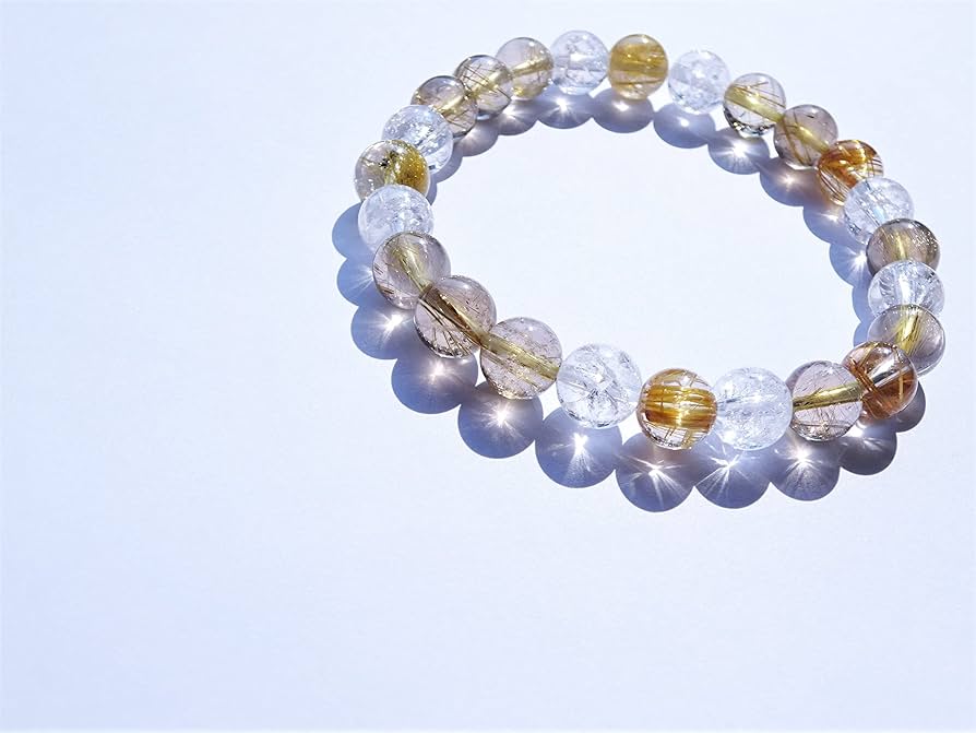 ストレッチドビー 万能の石 パワーストーンブレスレット/ 最強大玉水晶