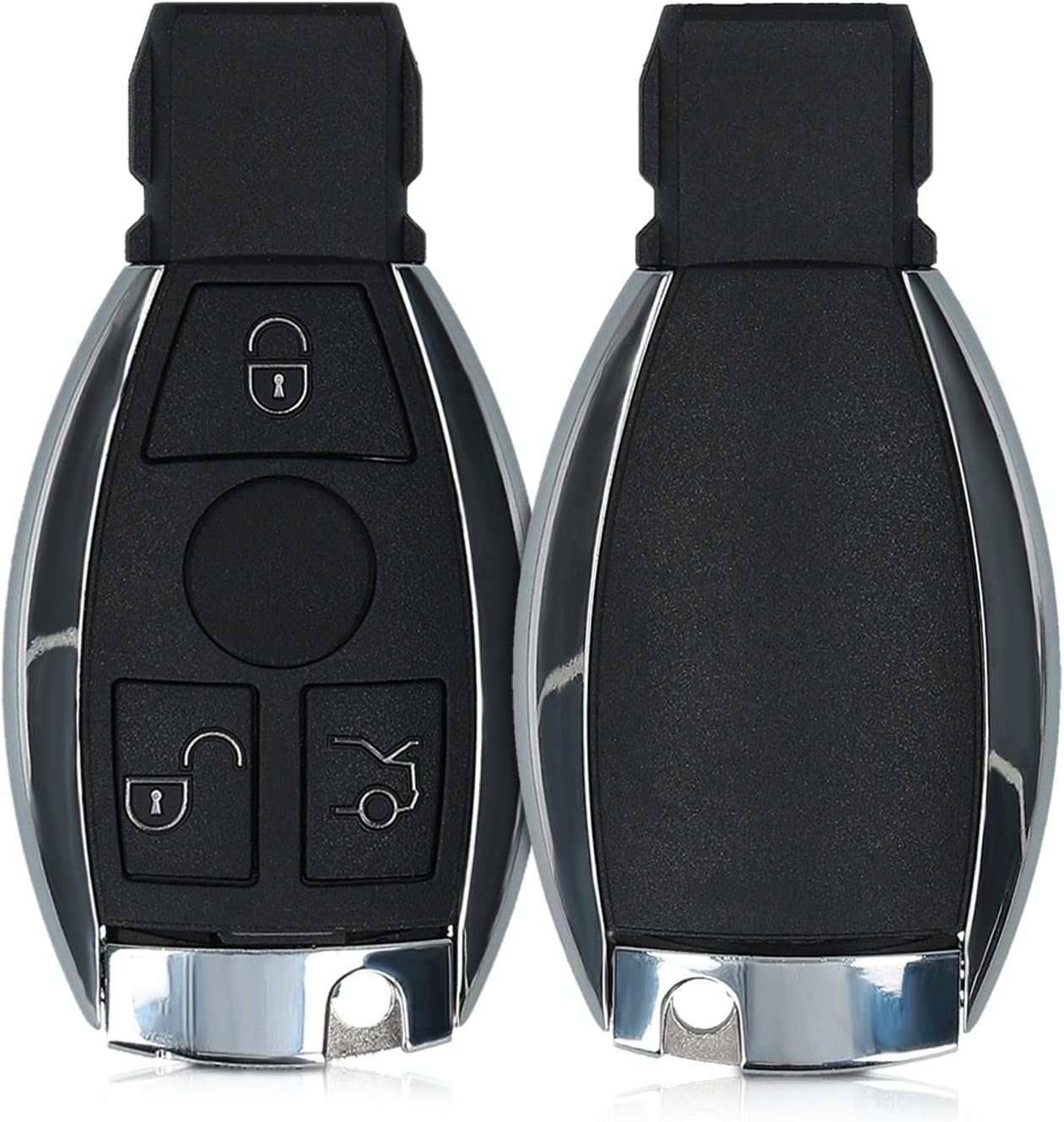 Kwmobile Boitier Clé Voiture Compatible Avec Ford 3-Bouton Coque