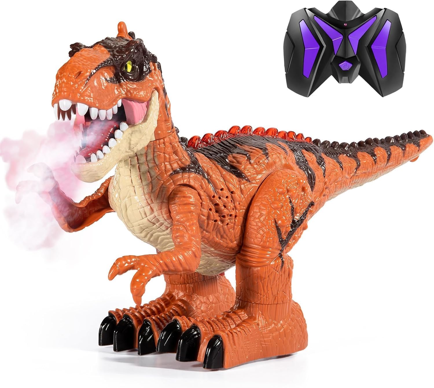 Remote Control Dinosaur Robot Toy for Kids, Realistic TRex