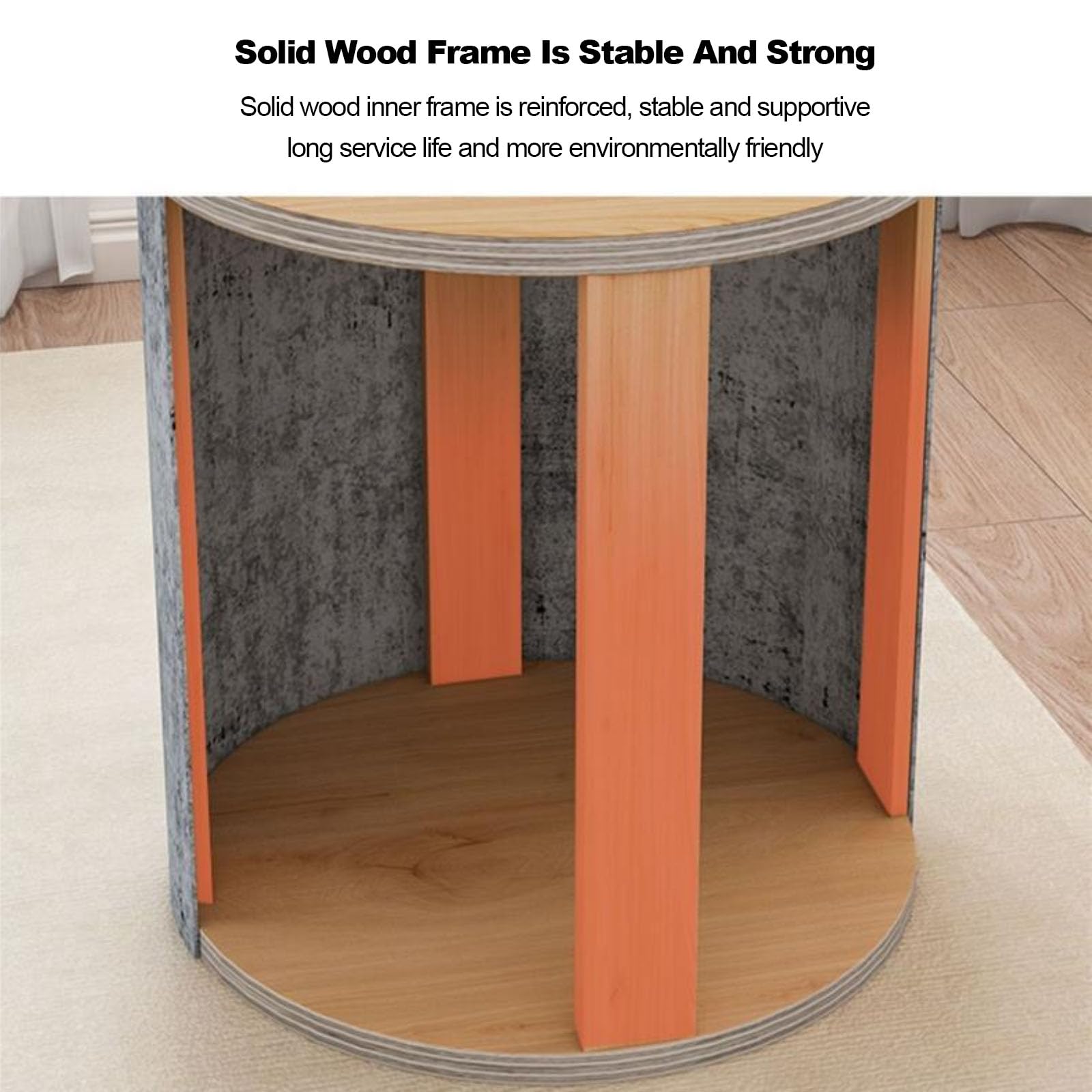 Pouf Contenitore Rotondo in Velluto, Sgabello Moderno con Poggiapiedi E Coperchio Rimovibile, Sgabello Imbottito per Ingresso, Soggiorno, Camera da Letto,Verde