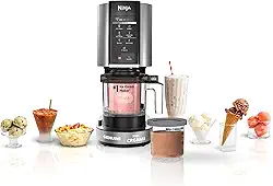 Ninja Creami Sorveteira 127v - Máquina de sobremesa geladas para Gelato, Milkshakes, Sorvetes, Tigelas de Smoothie