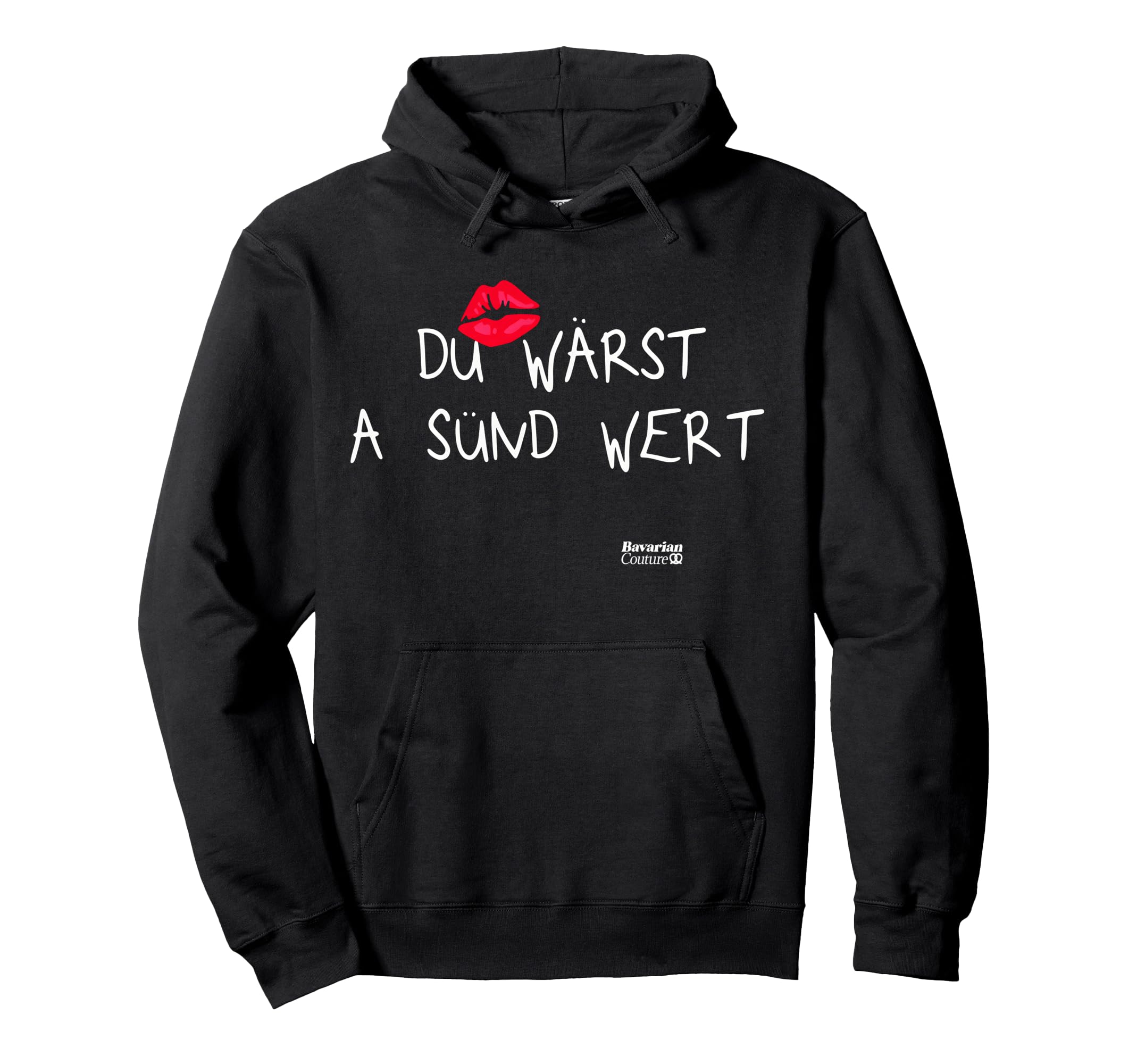 DU WÄRST A SÜND WERT X Wiesn Tracht Dirndl Liebe Oktoberfest Pullover Hoodie
