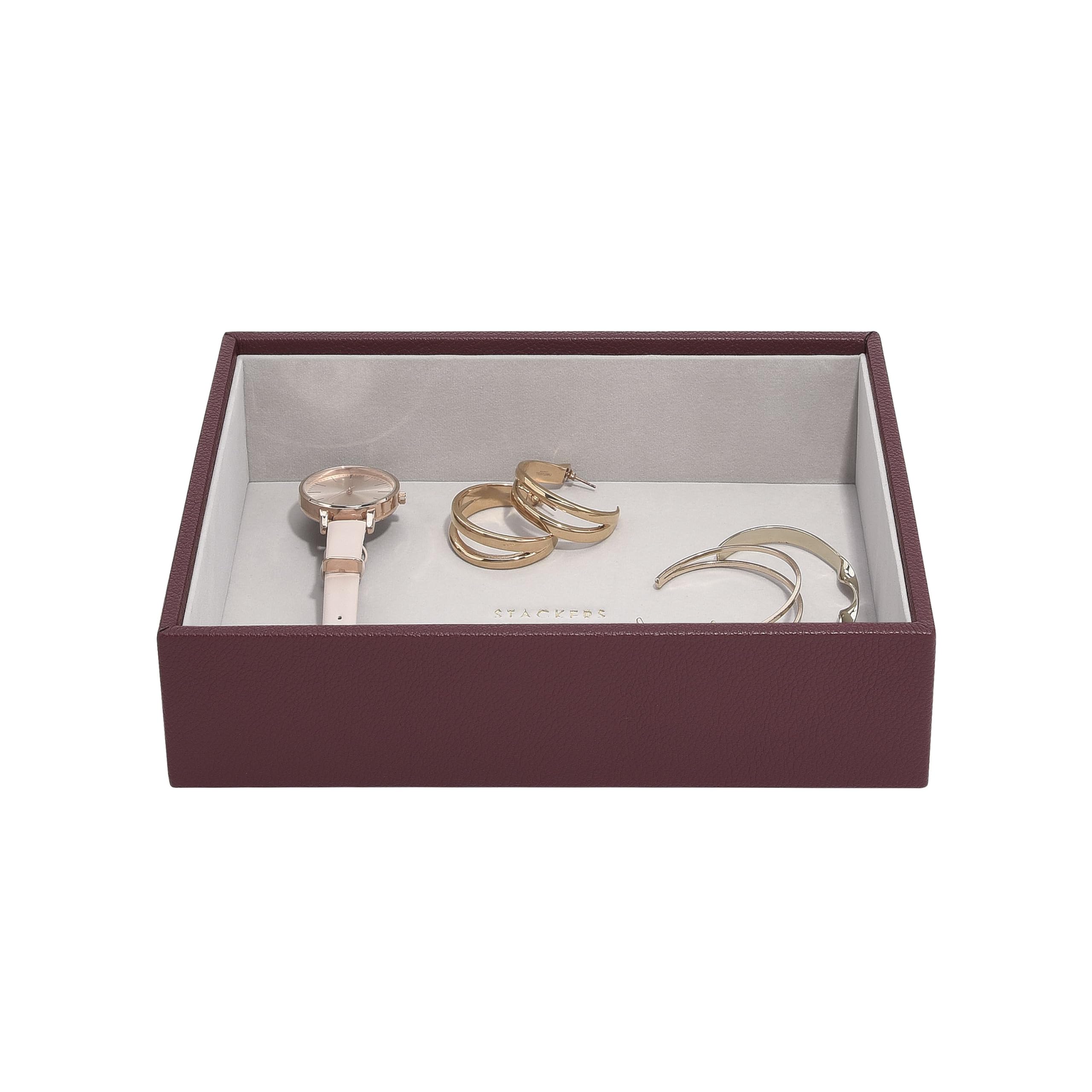 Stackers Burgundy Classic Chunky Jewellery Layer