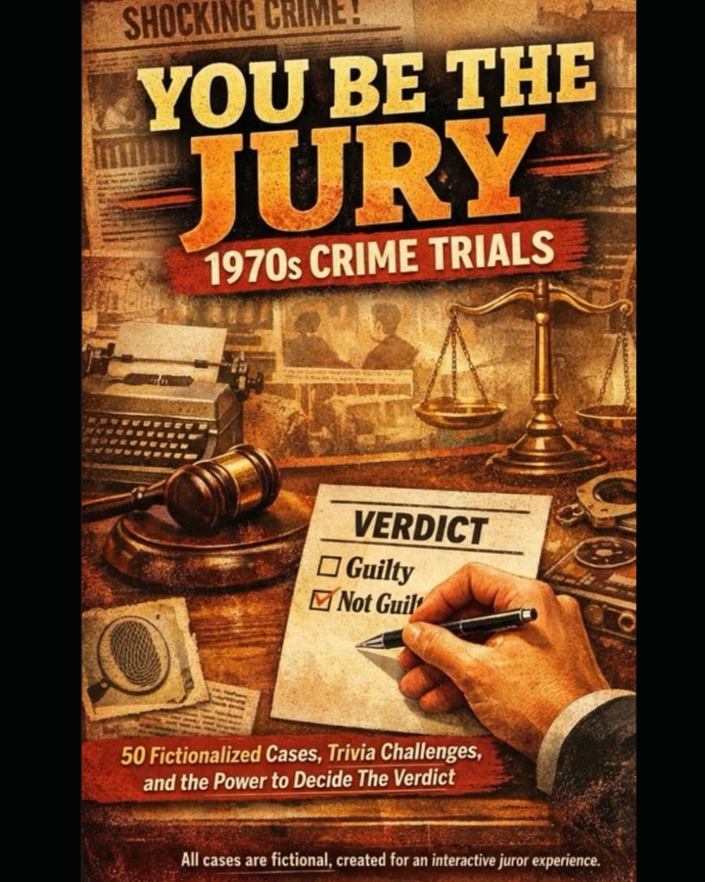You Be the Jury: The Verdict Is Yours — 1970s Crime Trials: 50 Fictionalized Crime Trials and Trivia Questions An Interactive True Crime–Style Experience (Trivia and Quiz books)