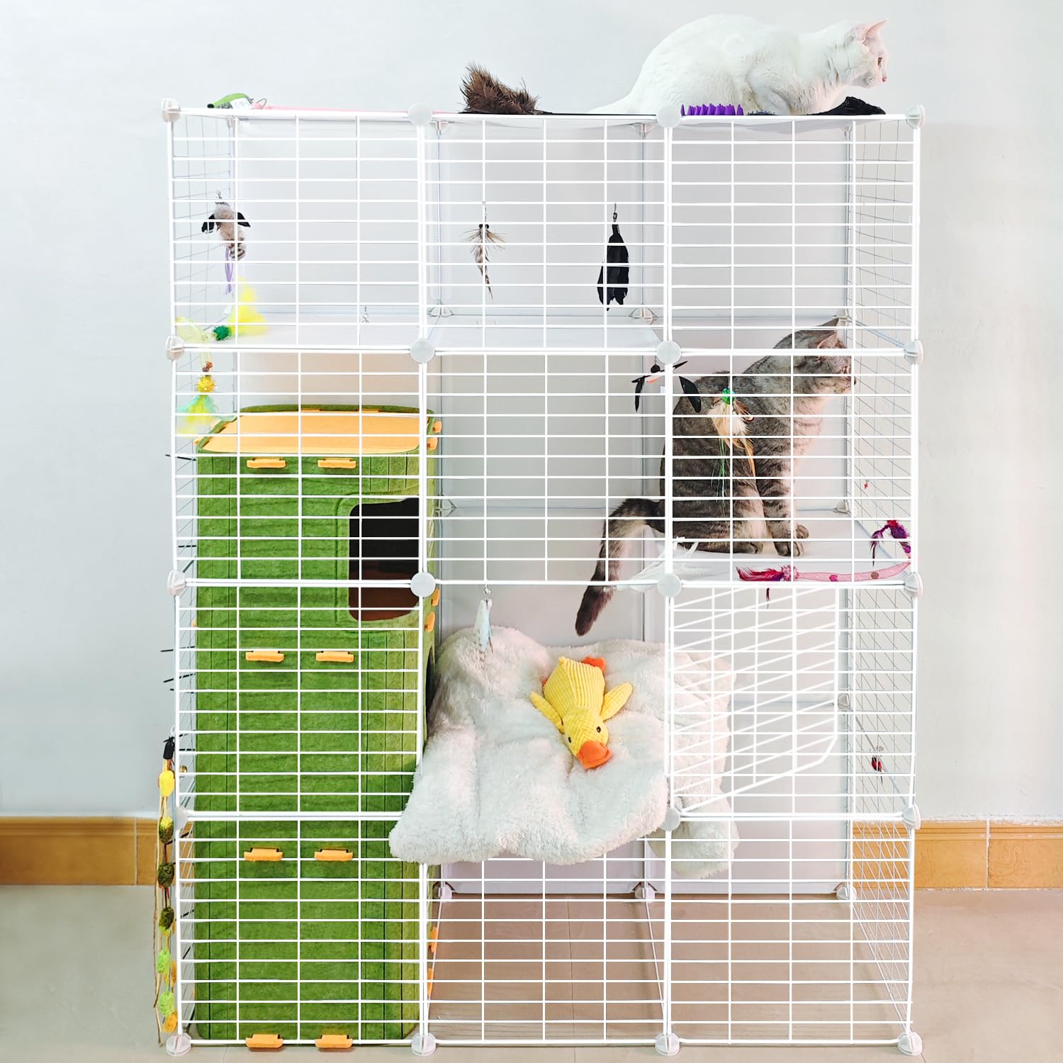 Sulgoty 猫 ケージ 大型 1から4段まで変更可能 耐8kg 多頭飼い Amazon.co.jp: Sulgoty 猫 ケージ 大型 1から4段まで変更可能 組立簡単