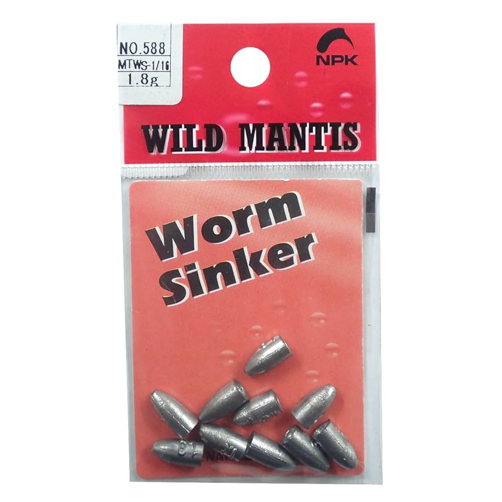 シンカー : 沈むもの Amazon | ナカジマ NO.588 ワームシンカー 1/16 1.8g | ナカジマ