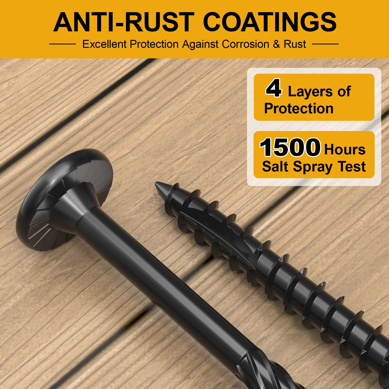 14x8 Wood Lag Screws - Rust Resistant -4