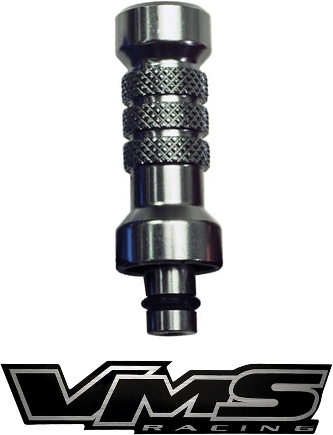 VMS Racing GUNMETAL Engine Oil DIPSTICK HANDLE in Billet Aluminum for LS1 5.7L V8 GM Engines Gun Metal